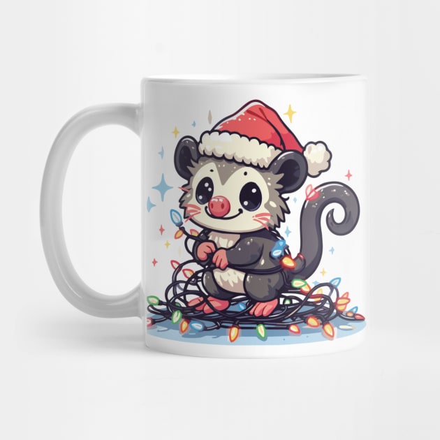 Cute Christmas Possum by Heartsake